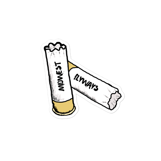 Flyways White Shells Sticker