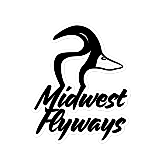 Midwest Flyways Kiss Cut Sticker